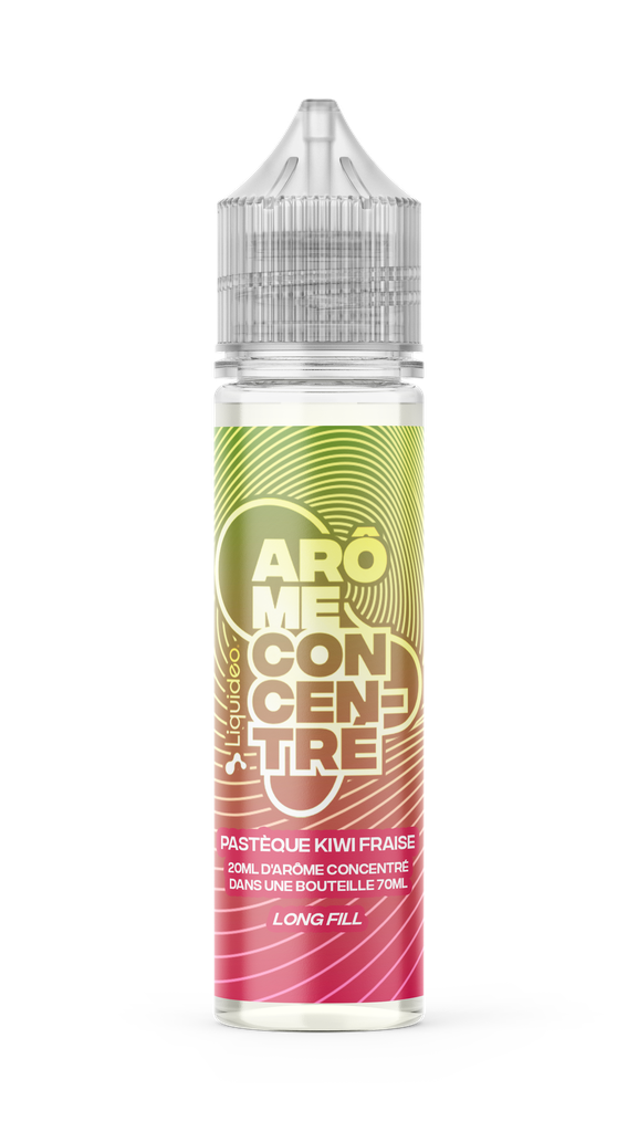 AROMES CONCENTRES LONGFILL - Pastèque Kiwi Fraise - 20ml / Bouteille 70ml x4