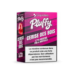 Pluffy - Cerise des Bois - 1 pod + 1 fiole 10ml 1,7% nicotine x10